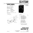 SONY SSV75AV Manual de Servicio