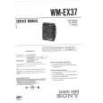 SONY WMEX37 Manual de Servicio