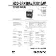 SONY HCDRXD10AV Manual de Servicio
