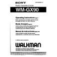 SONY WM-GX90 Manual de Usuario
