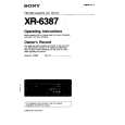 SONY XR-6387 Manual de Usuario