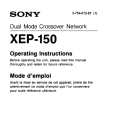 SONY XEP-150 Manual de Usuario