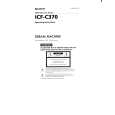 SONY ICF-C370 Manual de Usuario