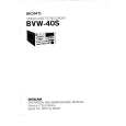 SONY BVW40S VOLUME 2 Manual de Servicio