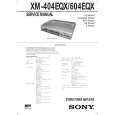 SONY XM604EQX Manual de Servicio