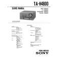 SONY TAH4800 Manual de Servicio