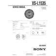 SONY XS-L1535 Manual de Usuario