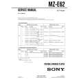 SONY MZE62 Manual de Servicio