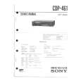 SONY CDP461 Manual de Servicio