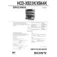 SONY HCDXB33K Manual de Servicio