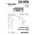 SONY CDXMP80 Manual de Servicio