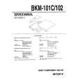 SONY BKM102 Manual de Servicio