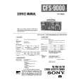 SONY CFS9000 Manual de Servicio