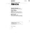 SONY RMX14 Manual de Usuario