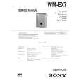 SONY WMEX7 Manual de Servicio