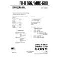 SONY FHB166 Manual de Servicio