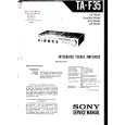 SONY TAF35 Manual de Servicio