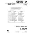 SONY HCDMD1DX Manual de Servicio