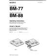 SONY BM-77 Manual de Usuario
