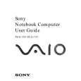 SONY PCG-735 VAIO Manual de Usuario