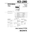 SONY HCDJ3MD Manual de Servicio