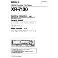 SONY XR-7130 Manual de Usuario