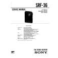 SONY SFR36 Manual de Servicio