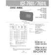 SONY ICF7601/L Manual de Servicio