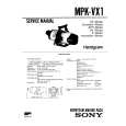 SONY MPKVX1 Manual de Servicio