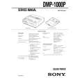 SONY DMP1000P Manual de Servicio