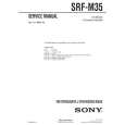 SONY SRFM35 Manual de Servicio