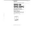 SONY SRS58 Manual de Usuario