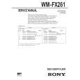SONY WMFX261 Manual de Servicio