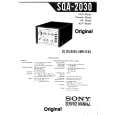 SONY SQA2030 Manual de Servicio