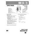 SONY WM-70 Manual de Servicio