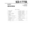 SONY SCD1 Manual de Servicio