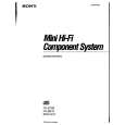 SONY MHC-610 Manual de Usuario