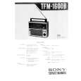 SONY TFM-1600B Manual de Servicio