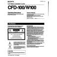 SONY CFD-100 Manual de Usuario