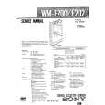 SONY WMF202 Manual de Servicio