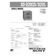SONY XOD20CD Manual de Servicio