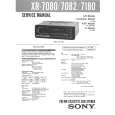 SONY XR7080 Manual de Servicio