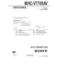SONY MHCV7700AV Manual de Servicio