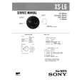 SONY XSL6 Manual de Servicio