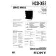 SONY HCDXB8 Manual de Servicio