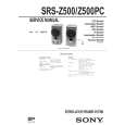 SONY SRSZ500/PC Manual de Servicio