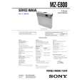 SONY MZE800 Manual de Servicio