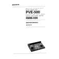 SONY PVE-500 Manual de Servicio