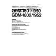 SONY GDM-1601 Manual de Usuario