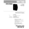 SONY WMF2065 Manual de Servicio